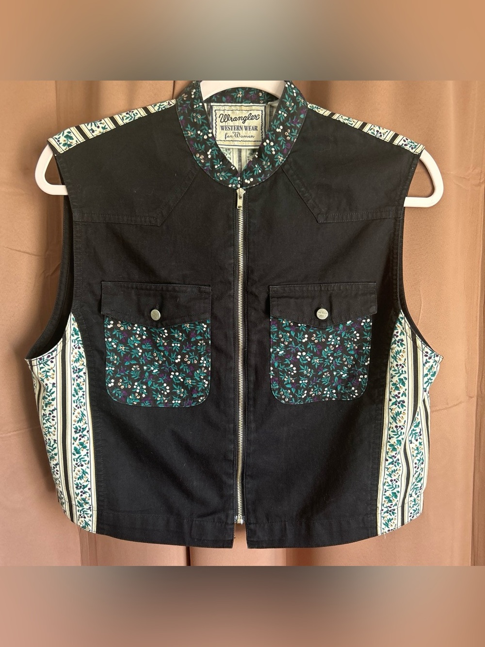 Vintage Wrangler floral Vest